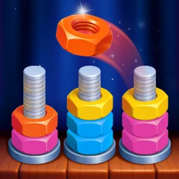 Biểu tượng Nuts Spinner - Nut Sort Puzzle