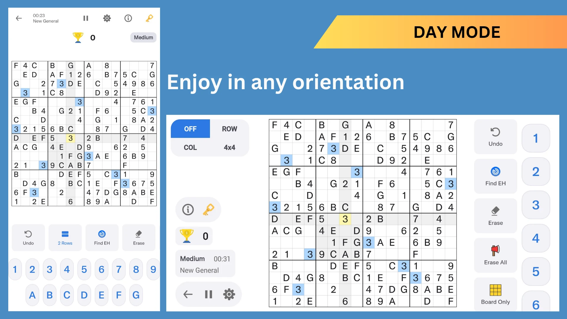 16x16 Giant Classic Sudoku screenshot