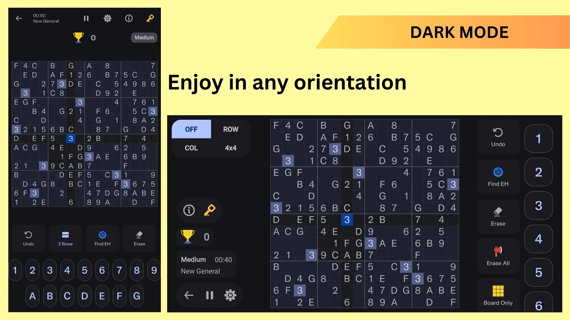 16x16 Giant Classic Sudoku screenshot